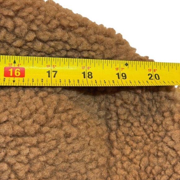 Parisian Teddy Coat Faux Shearling Mocha Longline US 10 (UK 14) NWT - Picture 11 of 12